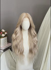 Ash Blonde Wavy 13" x 6" Lace Top Kanekalon Synthetic Hair Wig LFS042