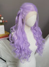 Pastel Purple Braided Lace Front Synthetic Wig LF2161