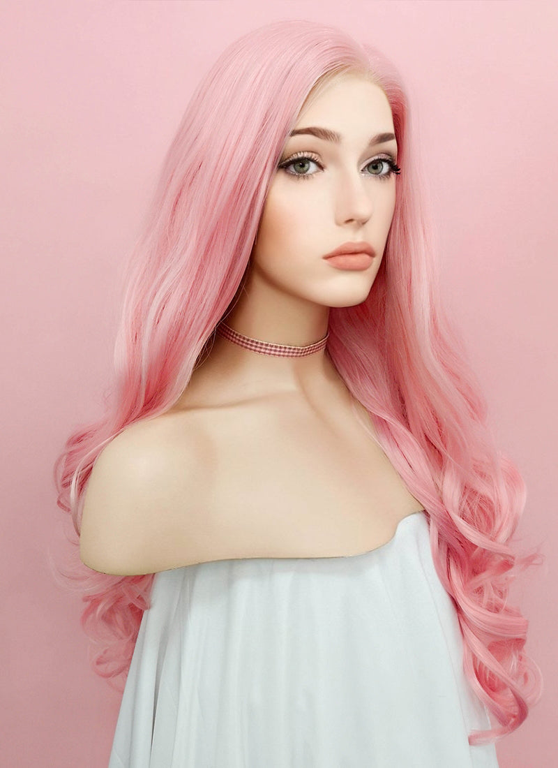 Lace front 2025 wigs pink