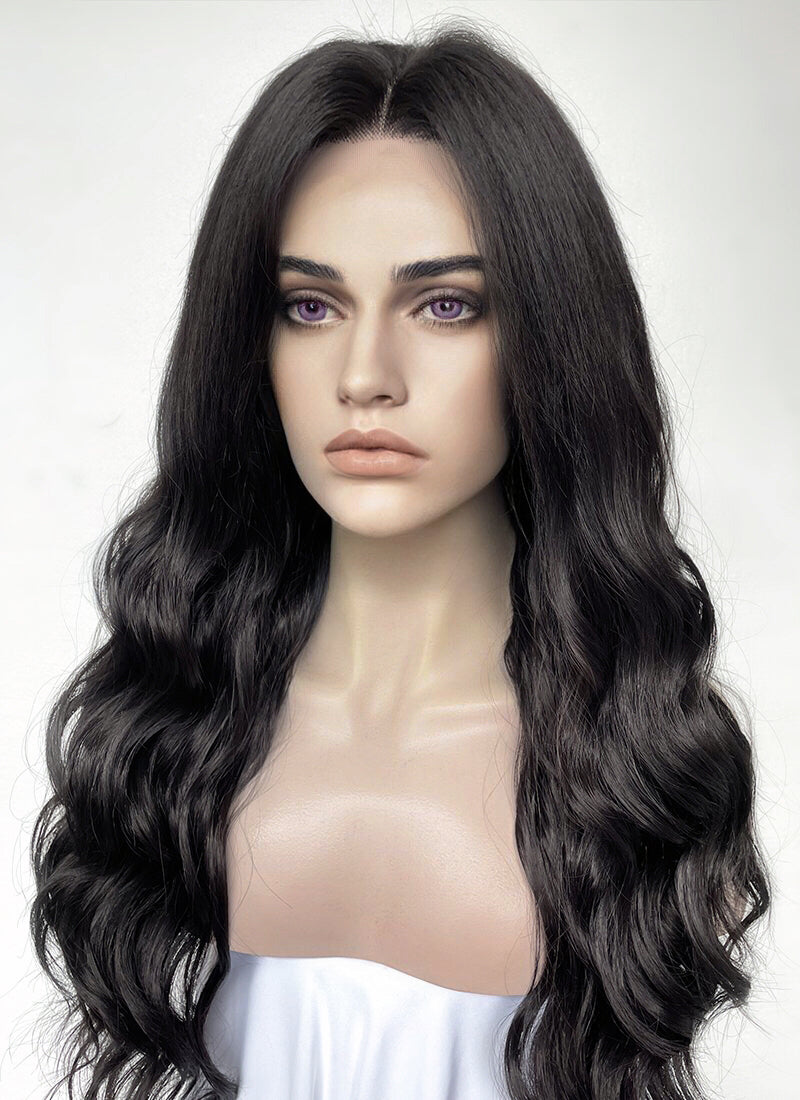 The Witcher 3 Yennefer of Vengerberg Natural Black Wavy Lace Front