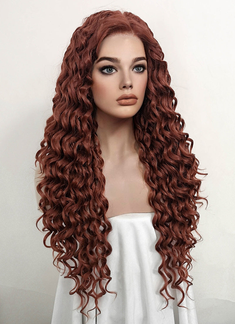 Lace front 2025 wig auburn