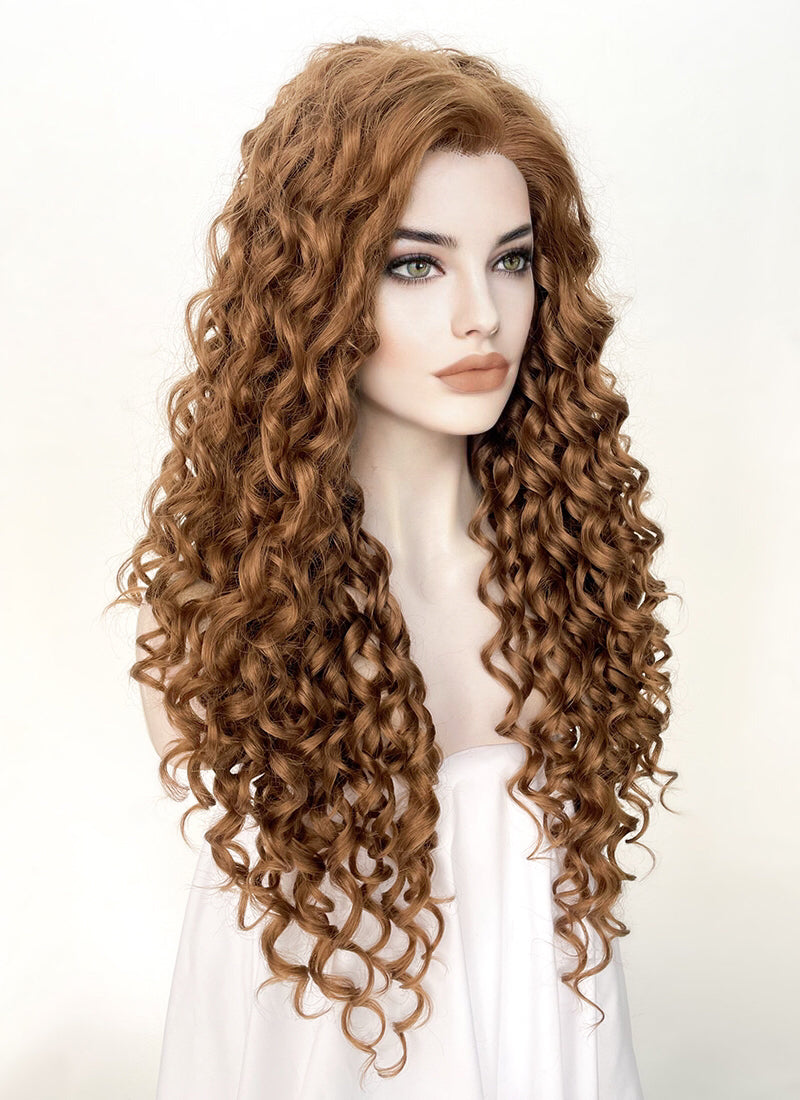 Brown synthetic shop lace front wig