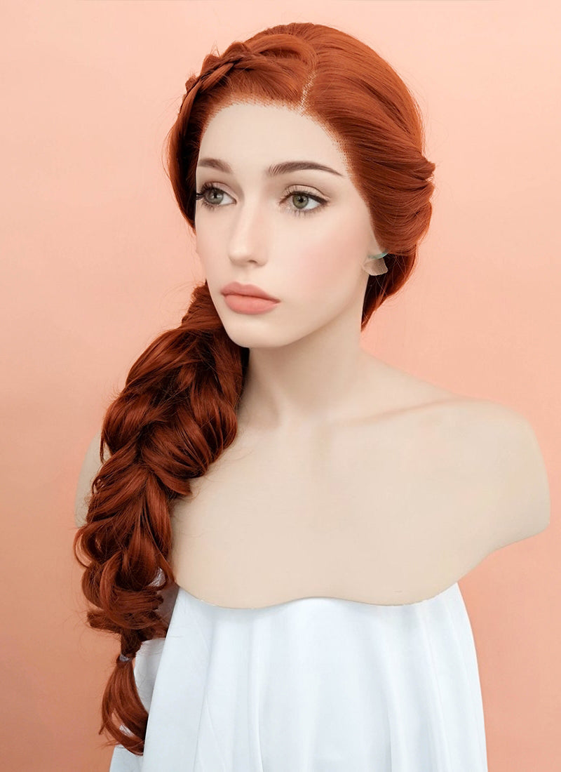 Ginger synthetic lace front wig hotsell