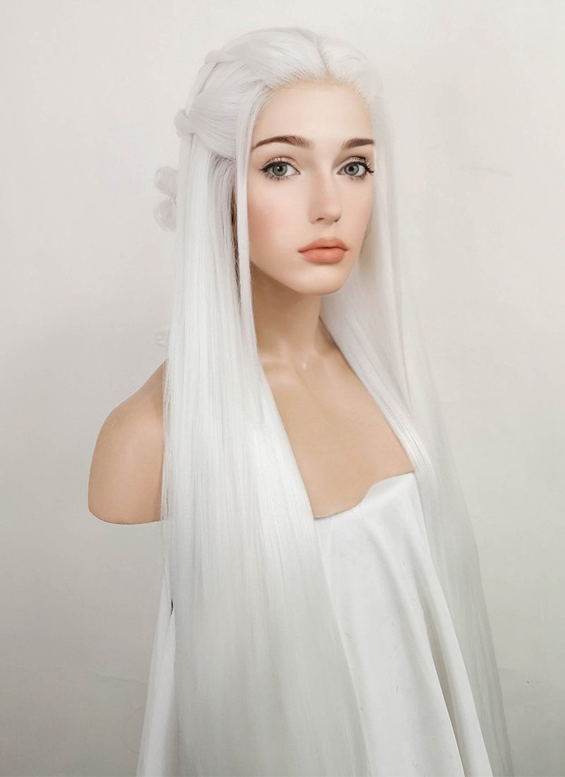 Long shop white wig