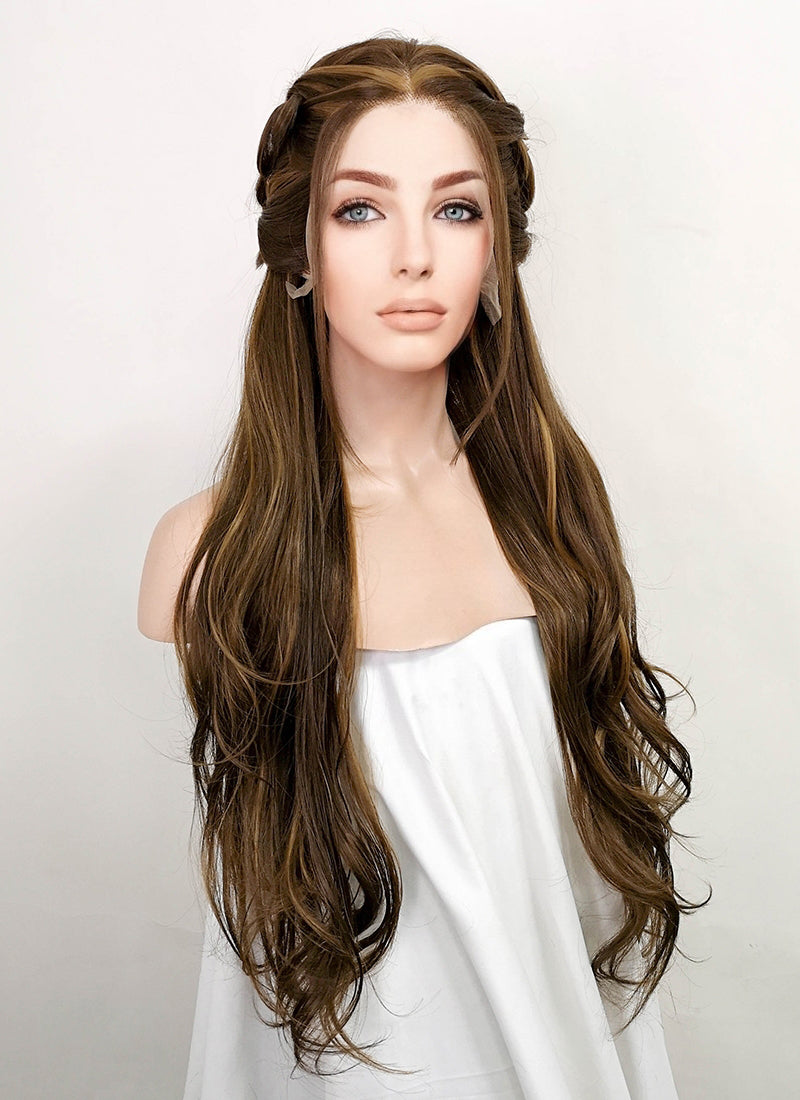 Brunette shop hair wig