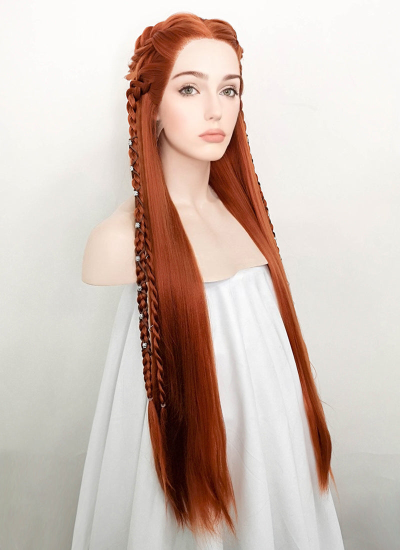 Ginger Braided Yaki Lace Front Synthetic Wig LF2097