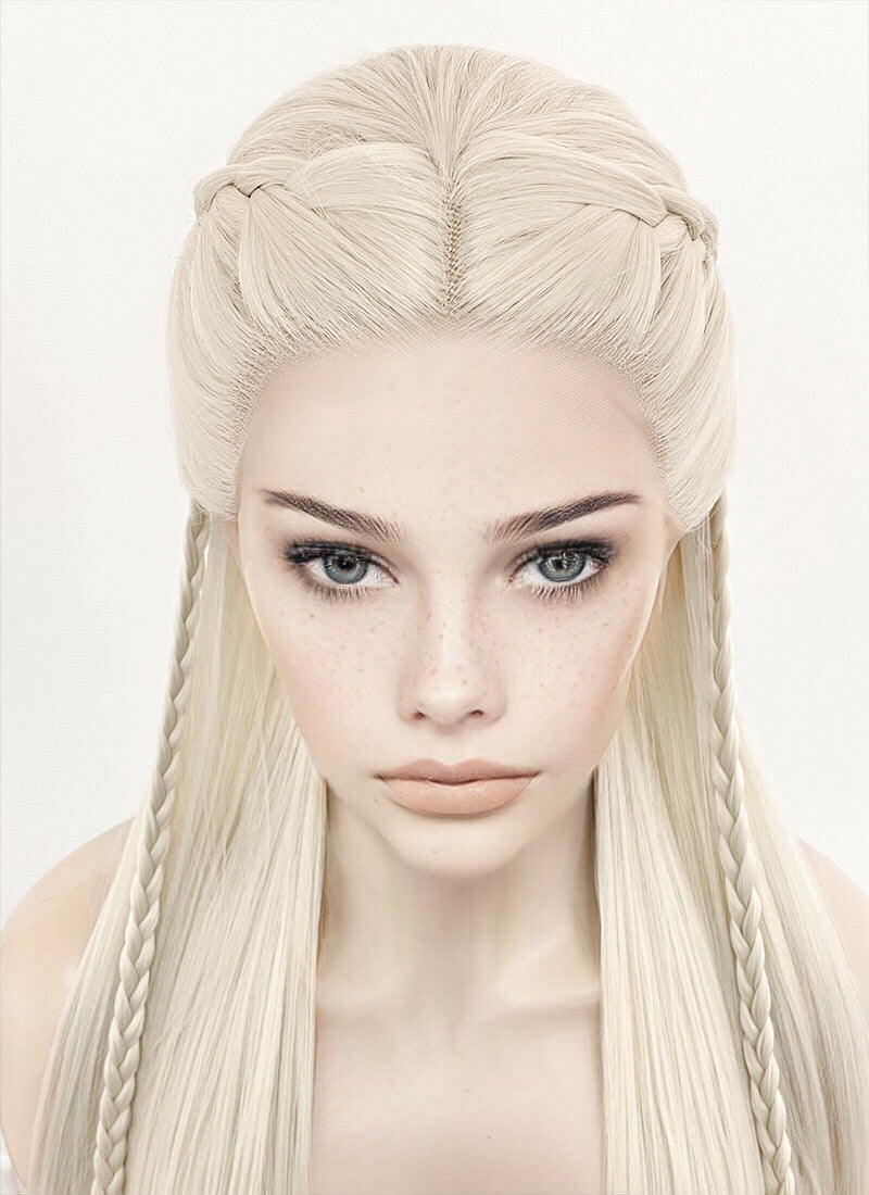 Braided wigs clearance blonde