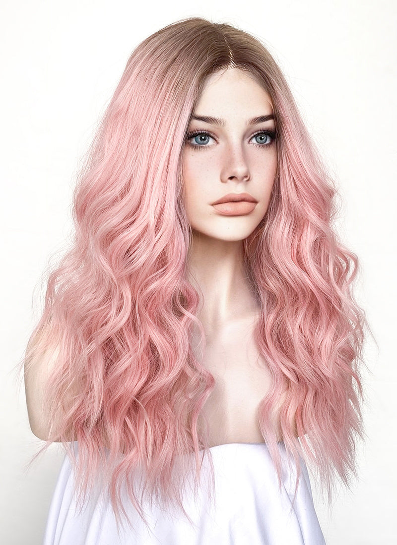 Colored 2025 pink wig