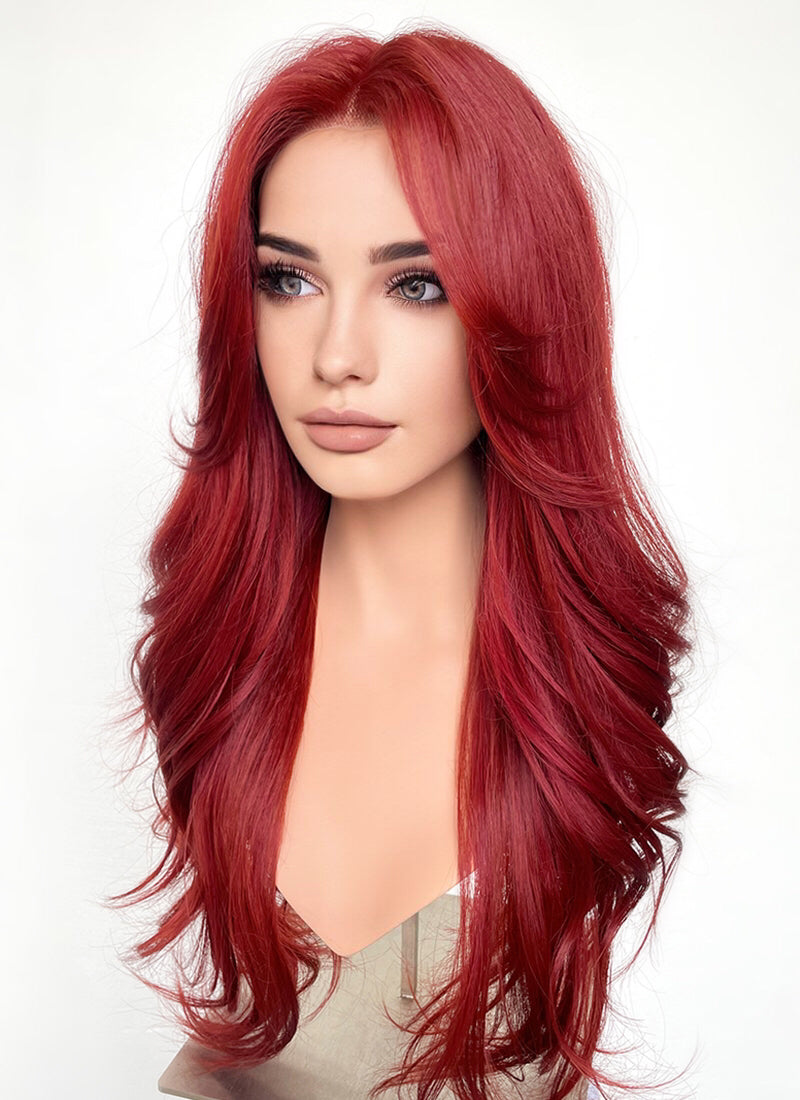 Bright colored shop wigs with bangs