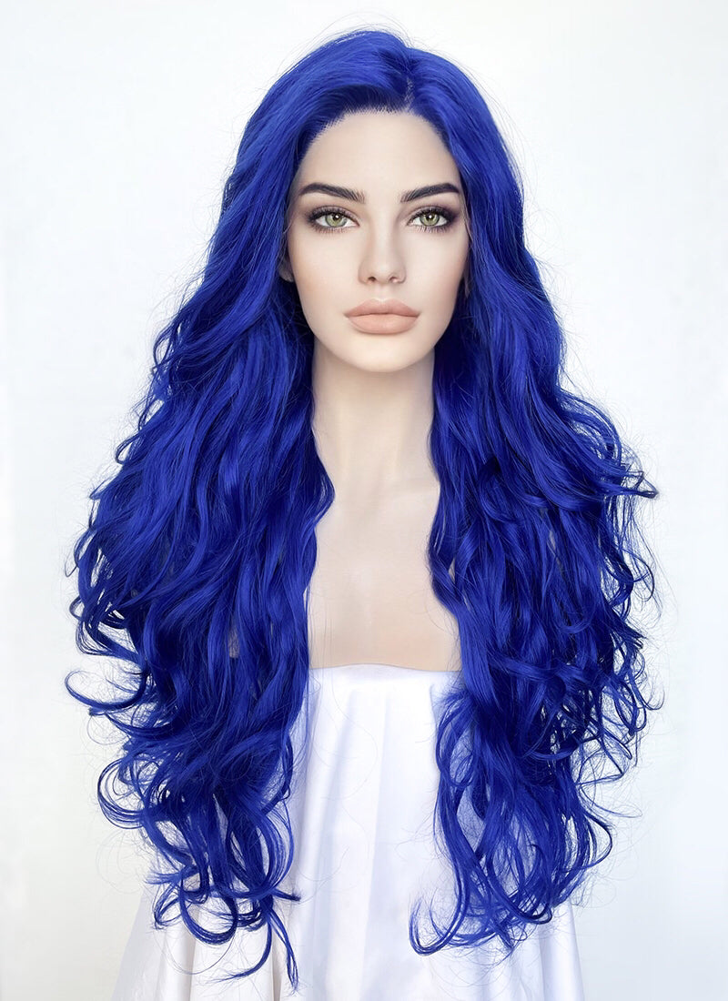 Blue wig hotsell lace front