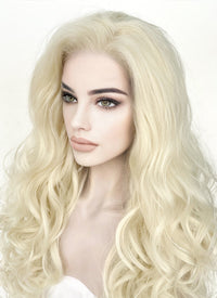 Barbie Light Blonde Wavy Lace Front Synthetic Wig LF5151