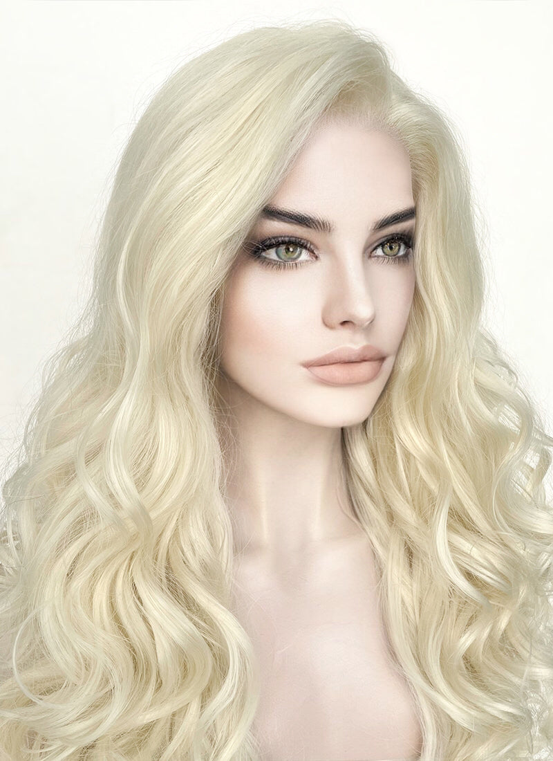 Barbie Light Blonde Wavy Lace Front Synthetic Wig LF5151