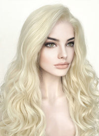 Barbie Light Blonde Wavy Lace Front Synthetic Wig LF5151