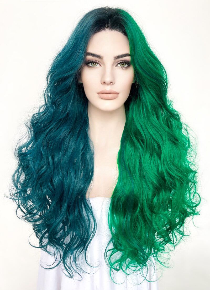 Green on sale wig dye