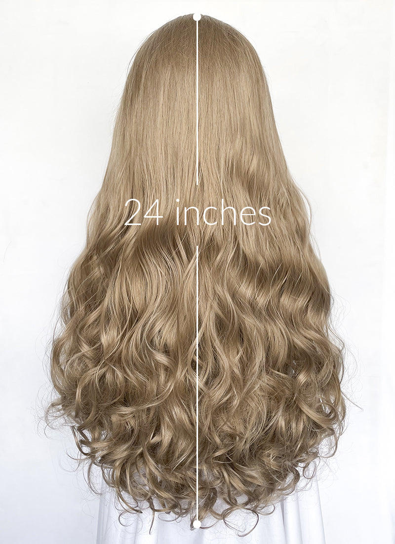 Human hair wigs ash blonde sale
