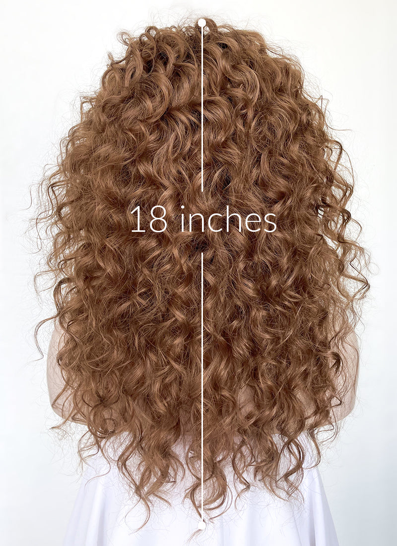 Brown shop ringlet wig