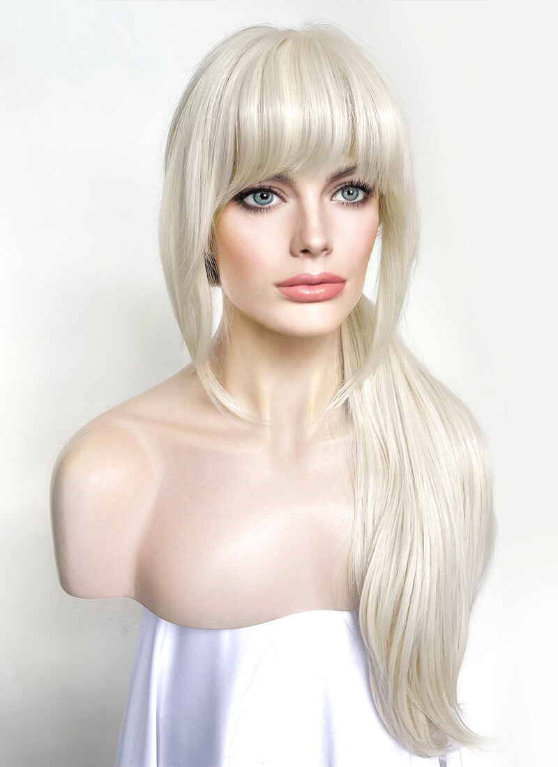 Platinum Blonde Lace Front Wig WigIsFashion wigisfashion ca