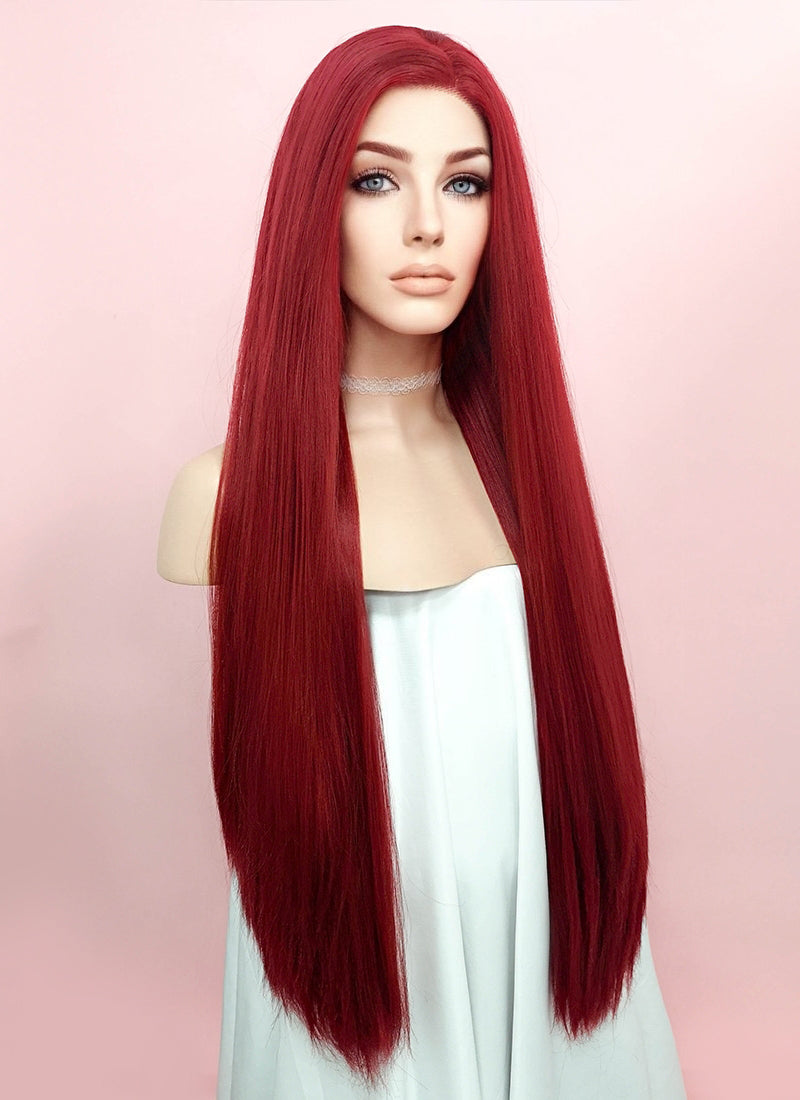 Natural red hotsell lace front wig