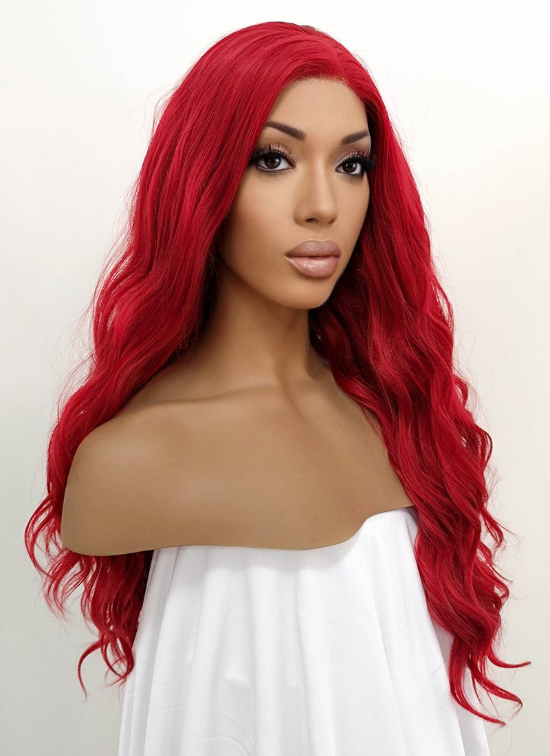 Braided wigs clearance red