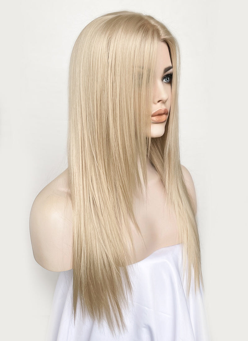 Ash Blonde Lace Front Wig WigIsFashion wigisfashion ca