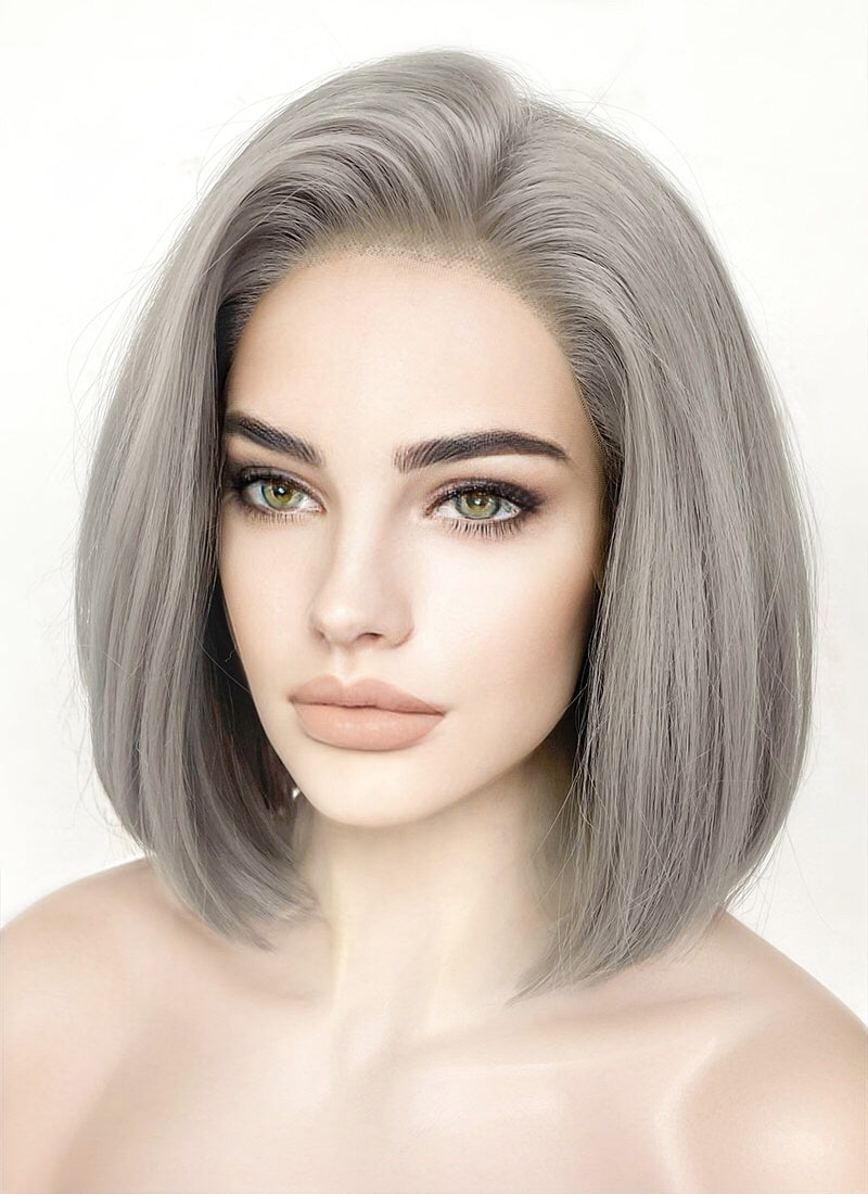 Grey Lace Front Wig WigIsFashion wigisfashion ca