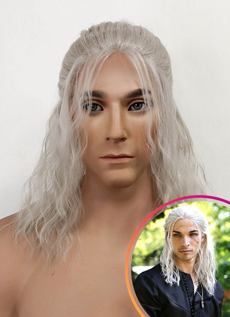 Black Straight Pixie Lace Front Synthetic Men Wig LF1312B – wigisfashion-ca