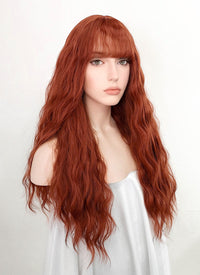 Auburn Wavy Synthetic Wig NS346